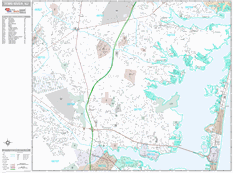 Toms River Digital Map Premium Style